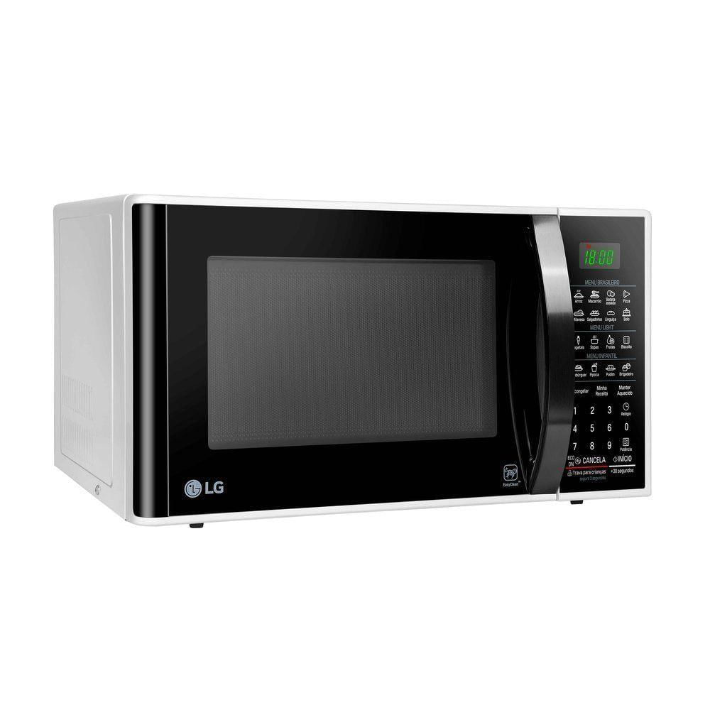 Forno Micro-ondas LG Solo 30 Litros MS3091BC Branco 110V