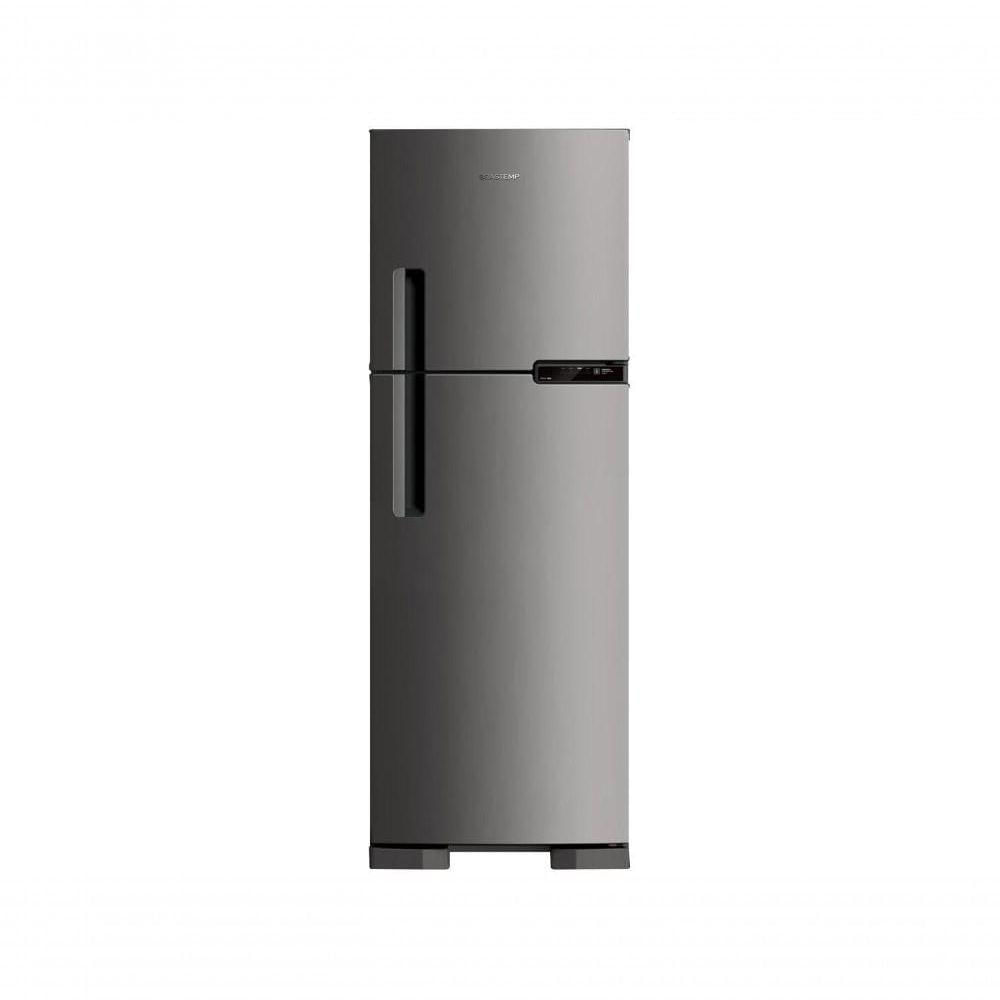 Refrigerador Brastemp BRM44HK Frost Free com Gavetão de Legumes Fresh Zone Inox - 375L 127V