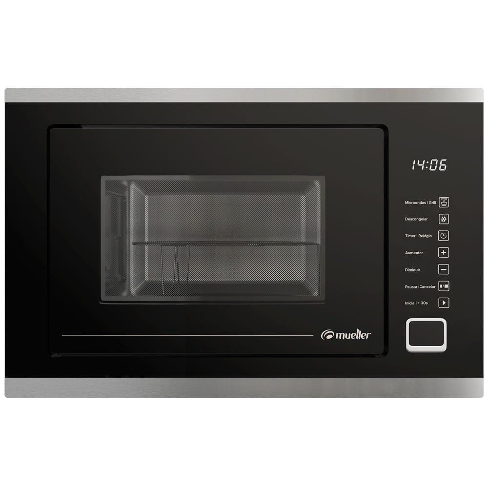 Forno Micro ondas de embutir Mueller 25L 127V Preto