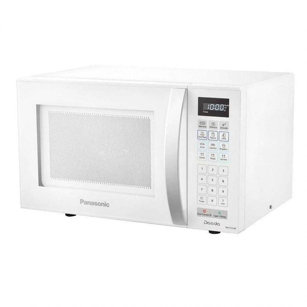 Microondas 21 Litros 700w Nnst25lw Panasonic Branco 220V 220V