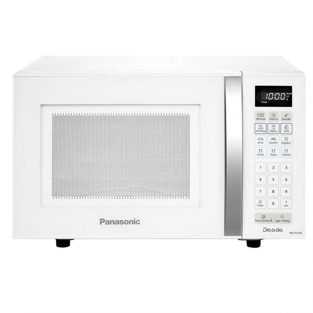 Microondas 21 Litros 700w Nnst25lw Panasonic Branco 220V 220V