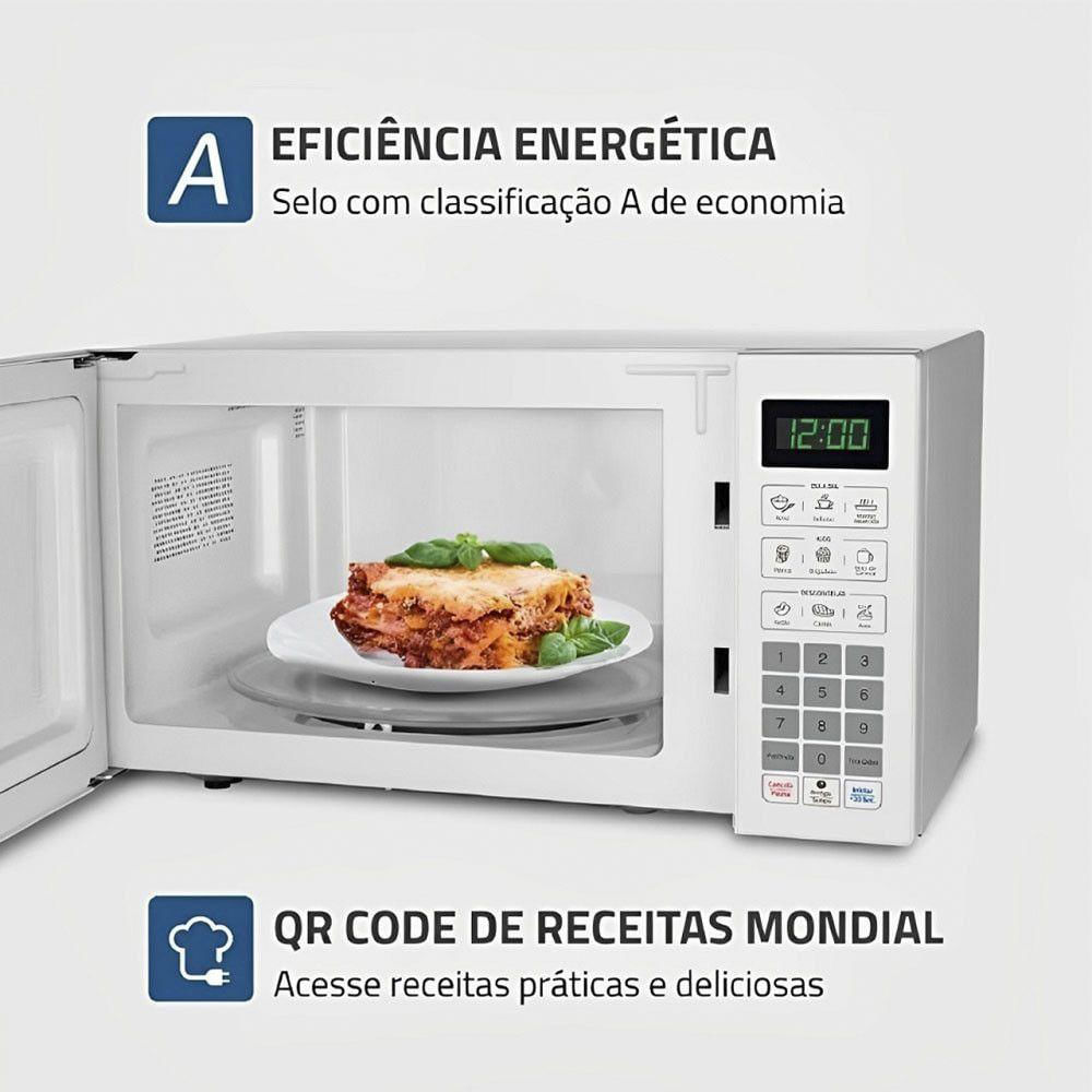 Forno Micro-ondas 34 Litros Mo-02-34-w Mondial Branco