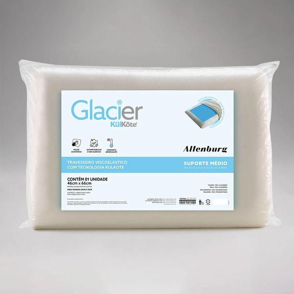 Travesseiro Glacier Medio Altenburg 50cm X 70cm