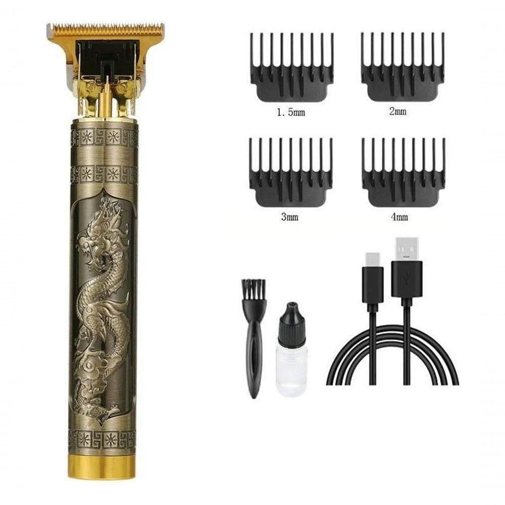 Aparador Barba Cabelo Dragão Buda Profissional - Dourado