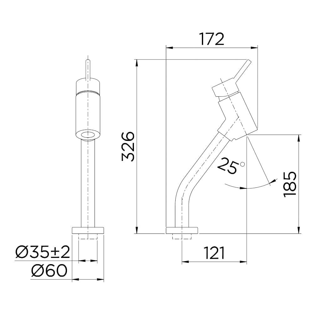 Torneira Misturador Monocomando Docol Lóggica 574006 de Bancada Cromada