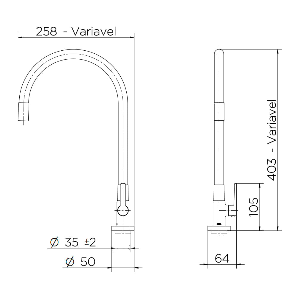 Torneira Docol Galiflex 966979 de Bancada Vermelha