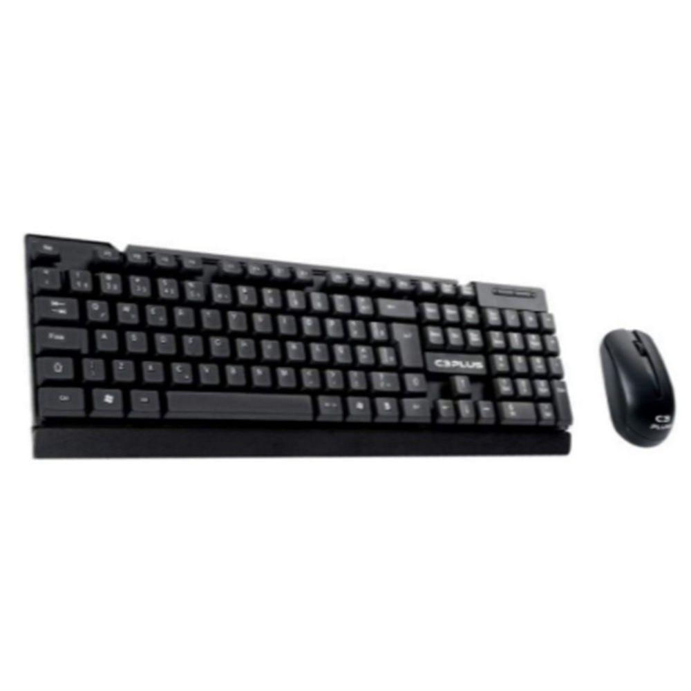 Kit Teclado + Mouse Sem Fio 1000dpi C3tech