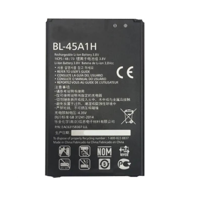 Bateria de Reposição bl-45a1h Compatível K410 K430 K10 Tv 2016 - BL-45A1H