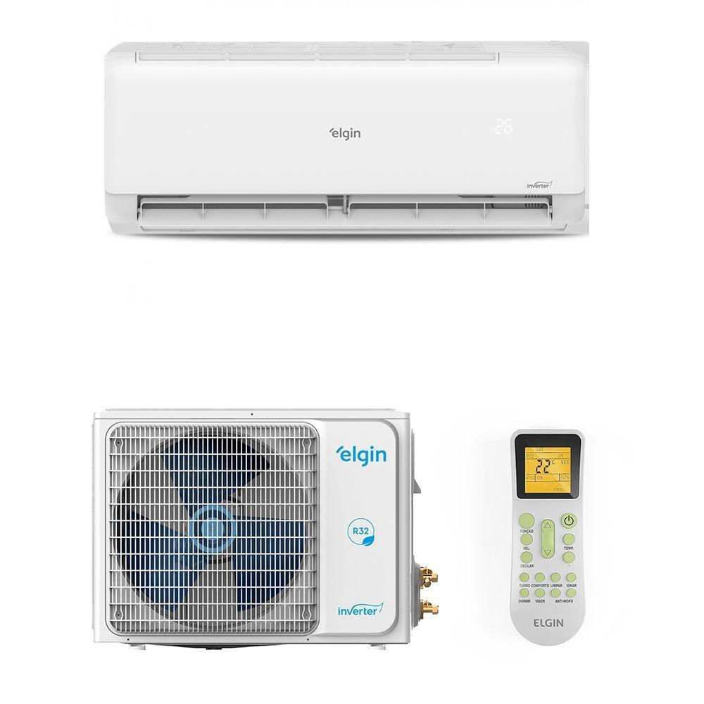 Ar Condicionado Split Hi Wall Eco Ii Inverter Connect Elgin 30.000 Btus Frio 220v R-32