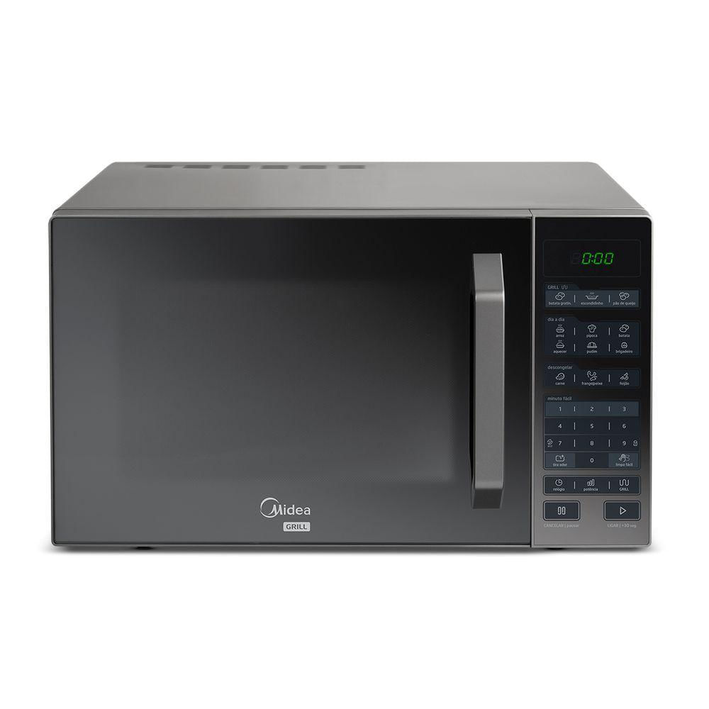 Micro-ondas 35L Grill Prata Espelhado Midea MXGA35S1-MXGA35S2 Prata 220V