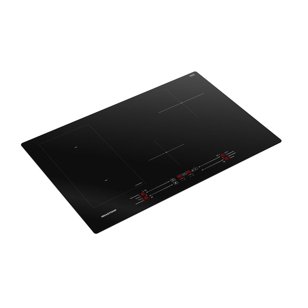 Cooktop De Indução Brastemp 4 Bocas Preto Bdj77be – 220 Volts