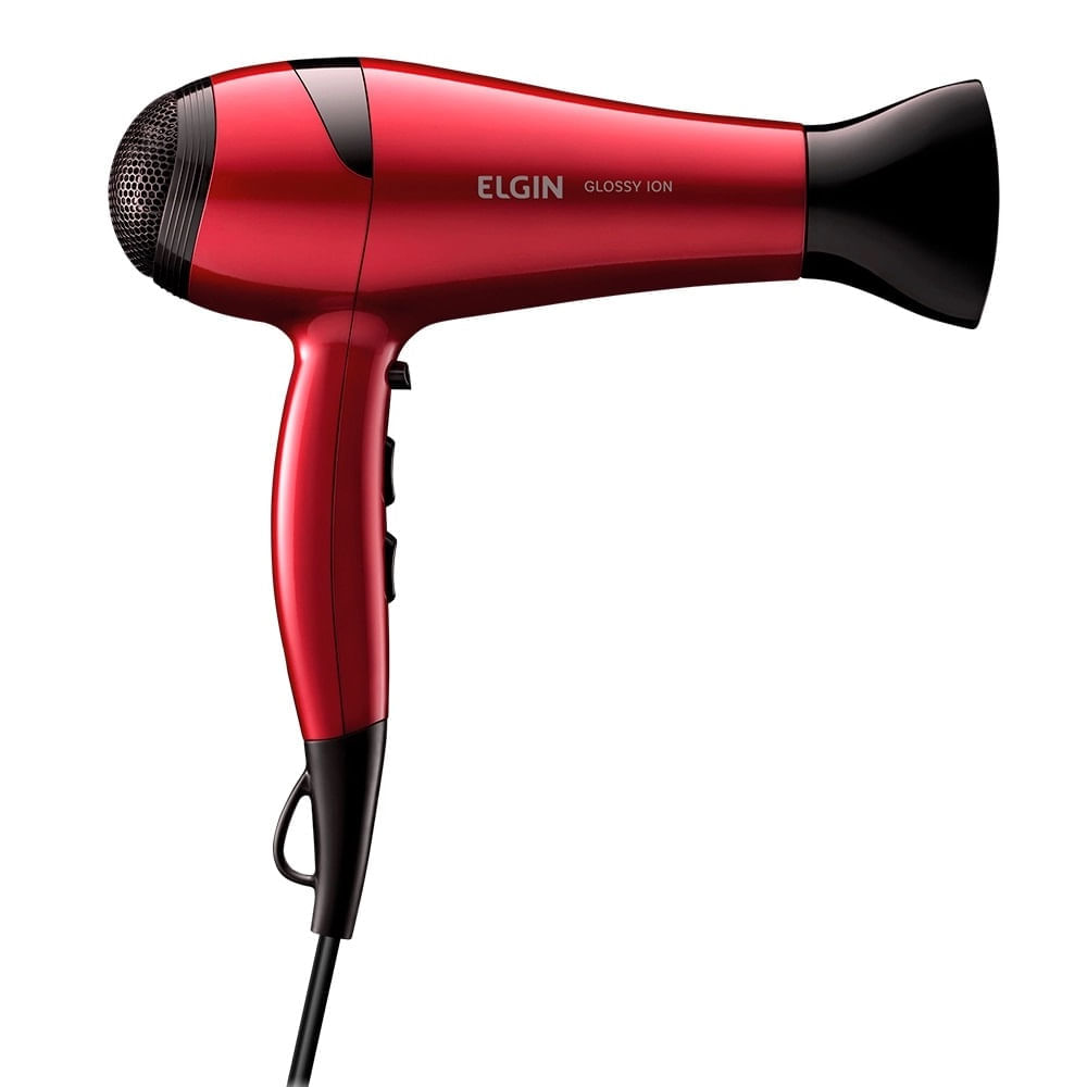 Secador de Cabelo Elgin Glossy Ion Vermelho - 220 Volts