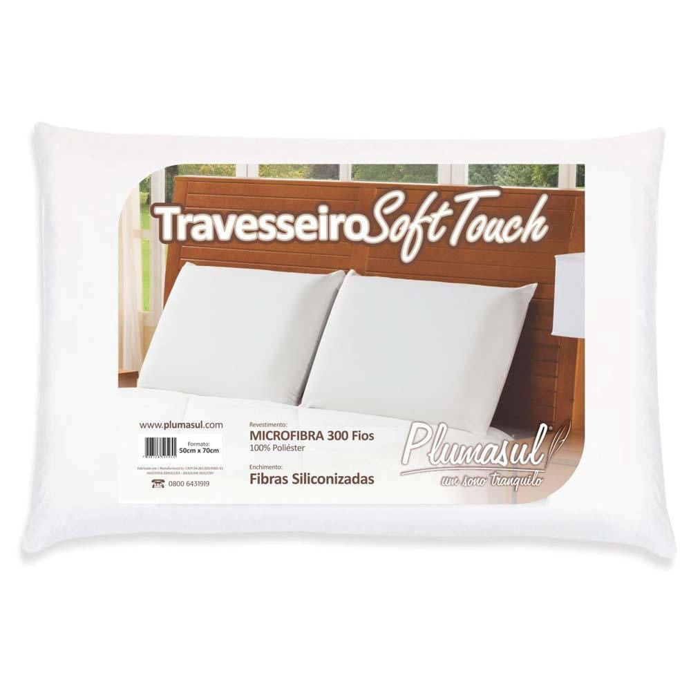 Travesseiro Soft Touch Plumasul 50 x 70 cm