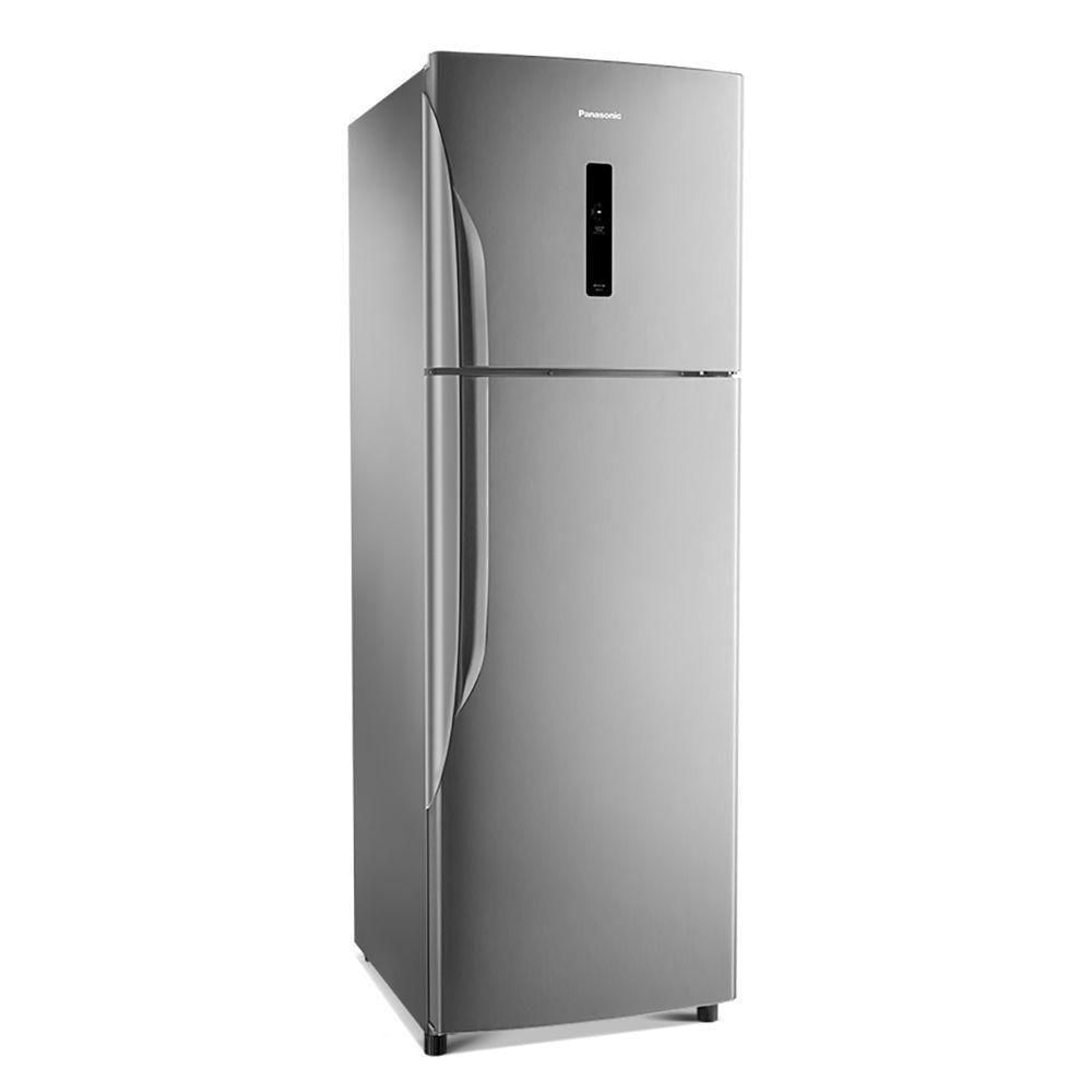 Refrigerador Panasonic Duplex Frost Free Aço Escovado 387L NR-BT41PD1XA NR-BT41PD1XB Aço Escovado 110V