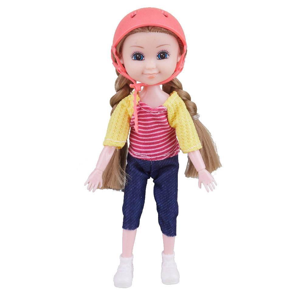 Boneca Luna Passeio Patinete Play&Fun