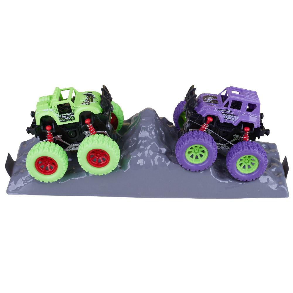 Conjunto com 2 Carros Monster Truck 2.0 com Fricção Play&Fun