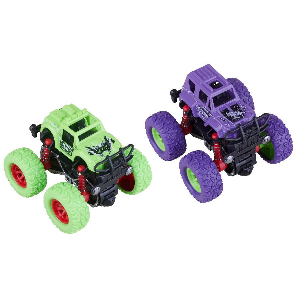 Conjunto com 2 Carros Monster Truck 2.0 com Fricção Play&Fun