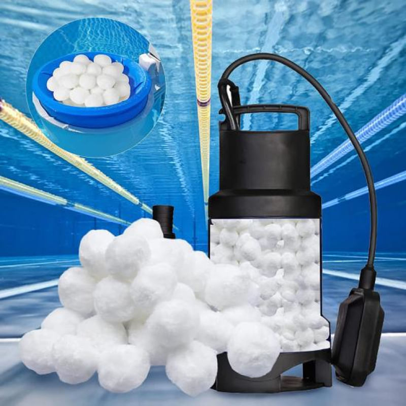 1 Saco de Bolas Filtrantes para Piscina Ecológicas Reutilizáveis
