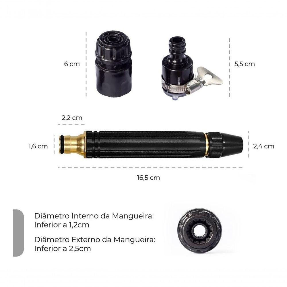 Bico De Mangueira De Alta Pressão 3 Em 1 - Valecom