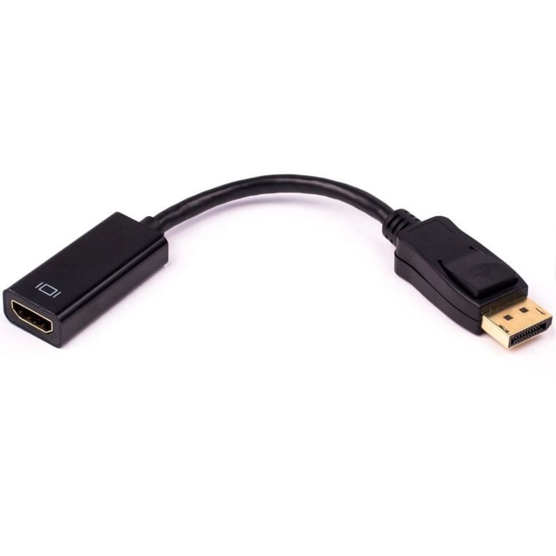 Cabo Adaptador Saída Displayport para Fêmea HDMI RC066