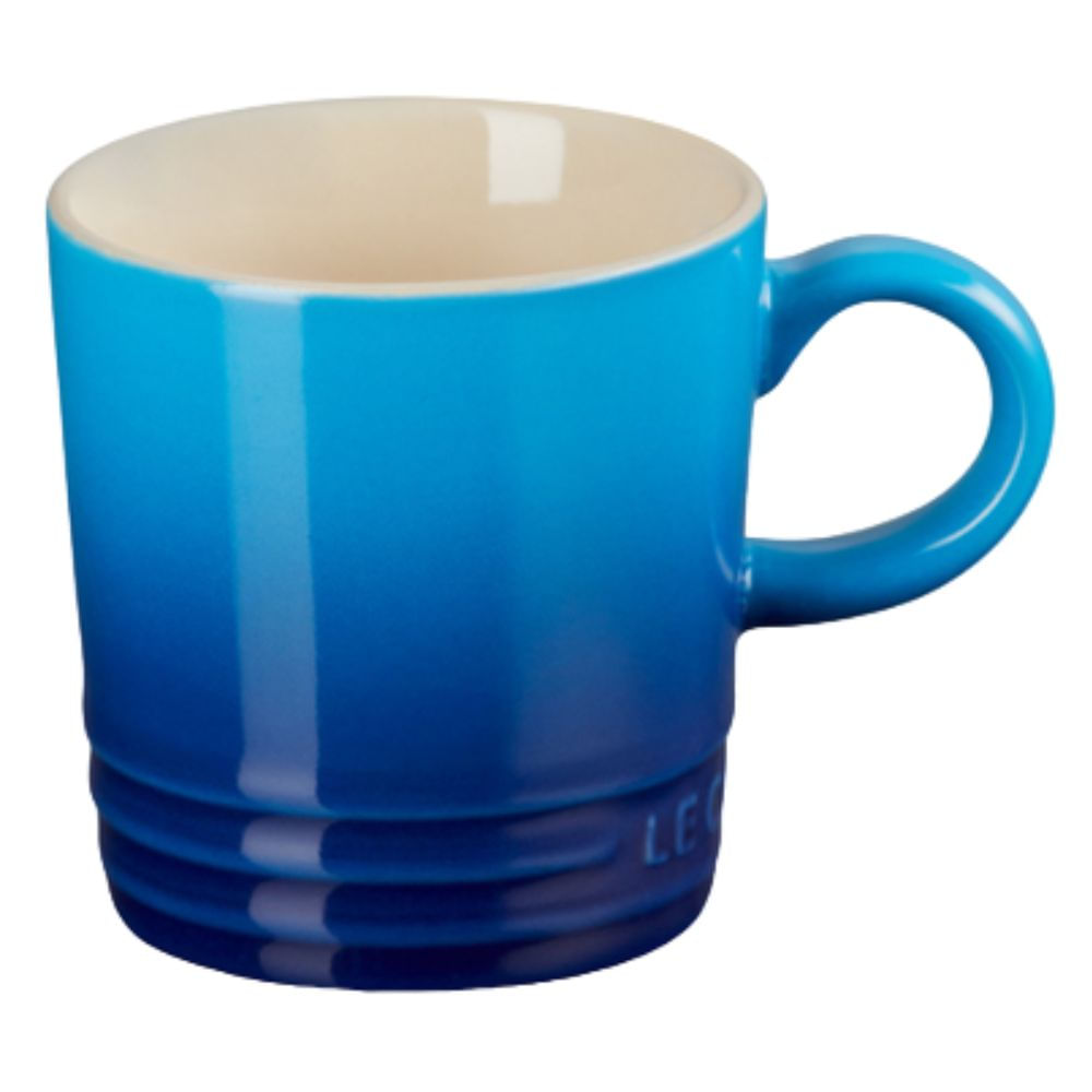 CANECA PARA CHÁ LE CREUSET 350ML ESMALTADA EM CERÂMICA AZURE BLUE 70302352200002