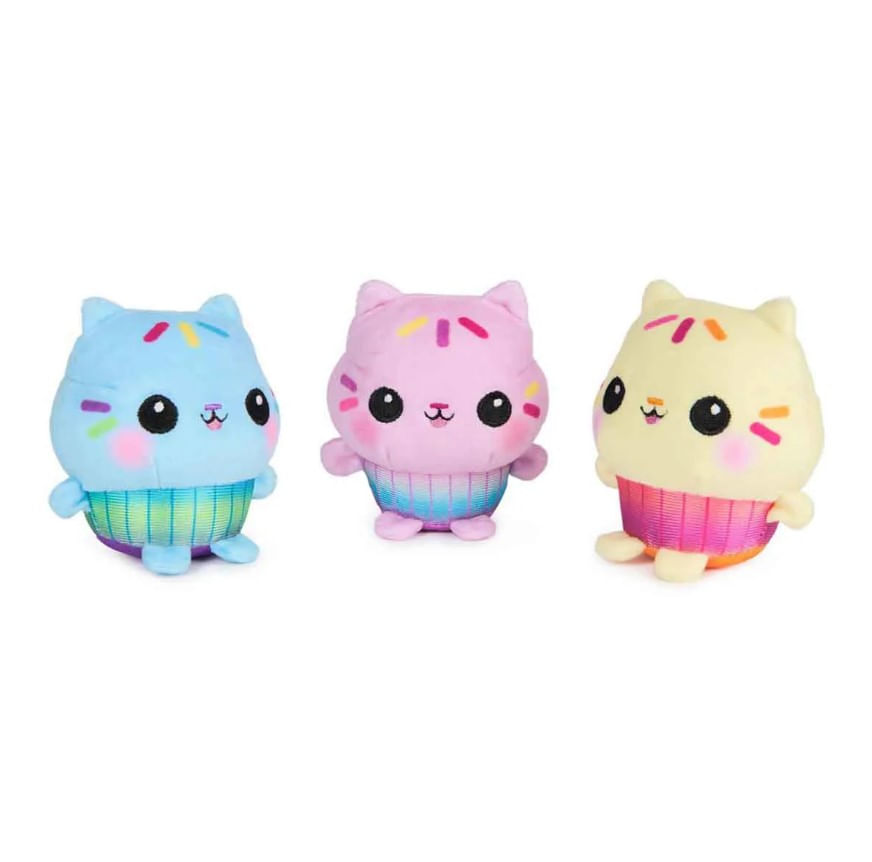 3 Pelúcias Cupcake Cakey Cat Gabby's Dollhouse - Sunny 3968