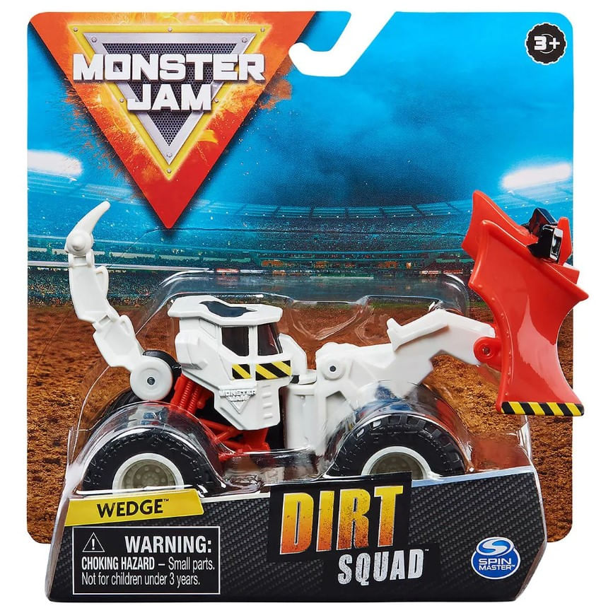 Veículo Monster Jam Escala 1:64 Dirt Squad Digz - Sunny 2027