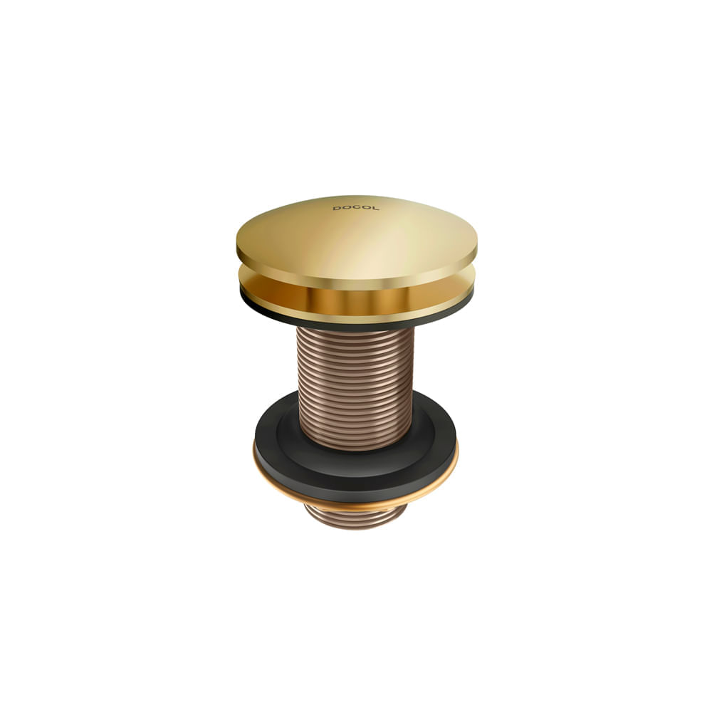Válvula para Lavatório Docol Click Clack 922443 Ouro Polido