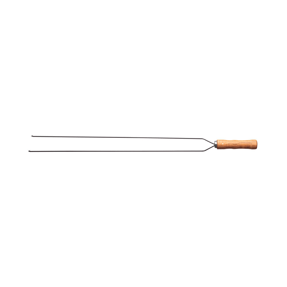 Espeto Duplo para Churrasco Tramontina 75cm 26419075 Madeira Natural