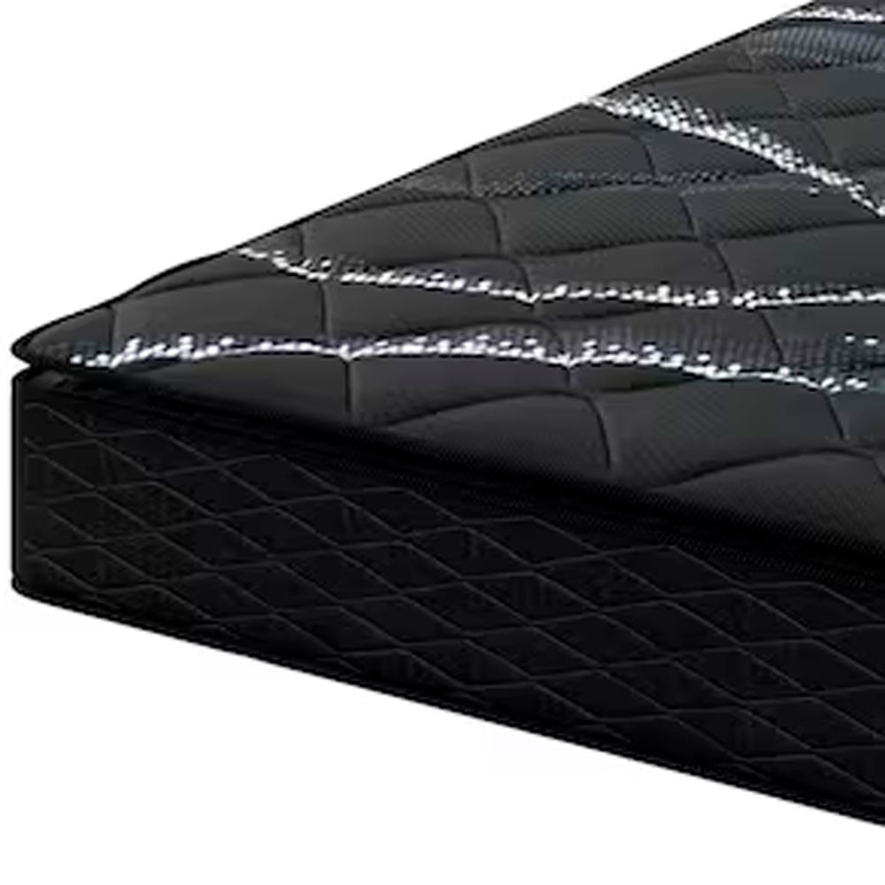 Colchão Queen Size New Italia Black com Molas Ensacadas Umaflex Preto