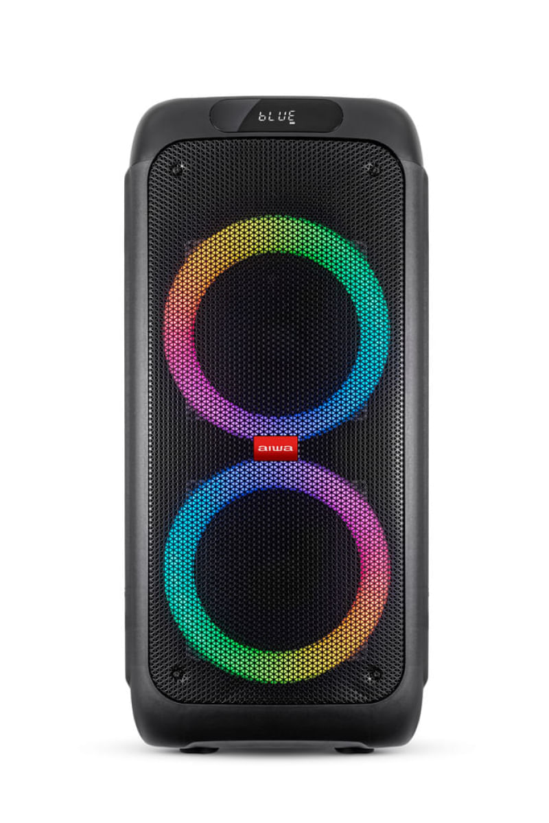 Caixa de Som PartyBox AIWA PB-01 BT 15H RGB USB TWS Preto