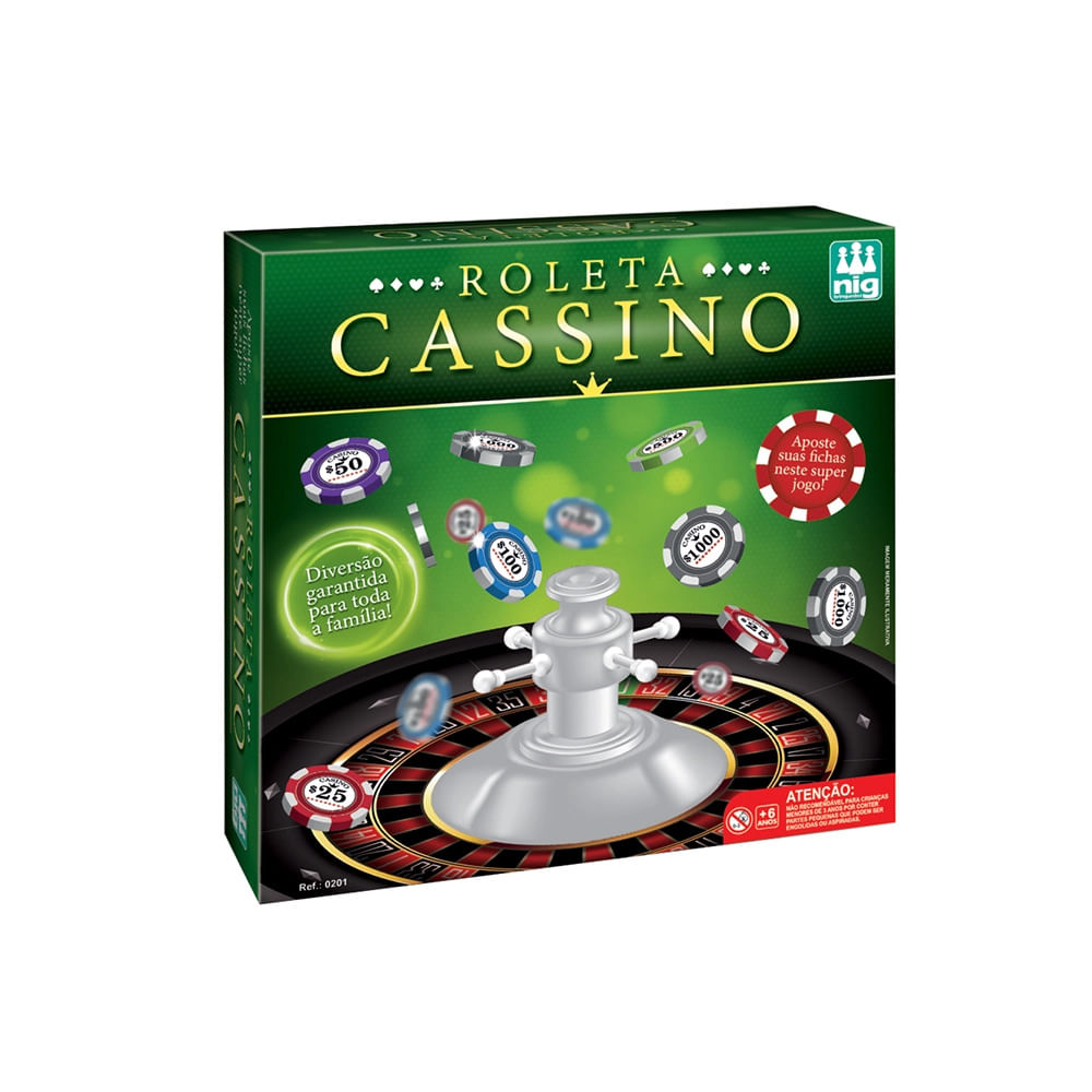 Jogo de Tabuleiro Nig Brinquedos Roleta Cassino