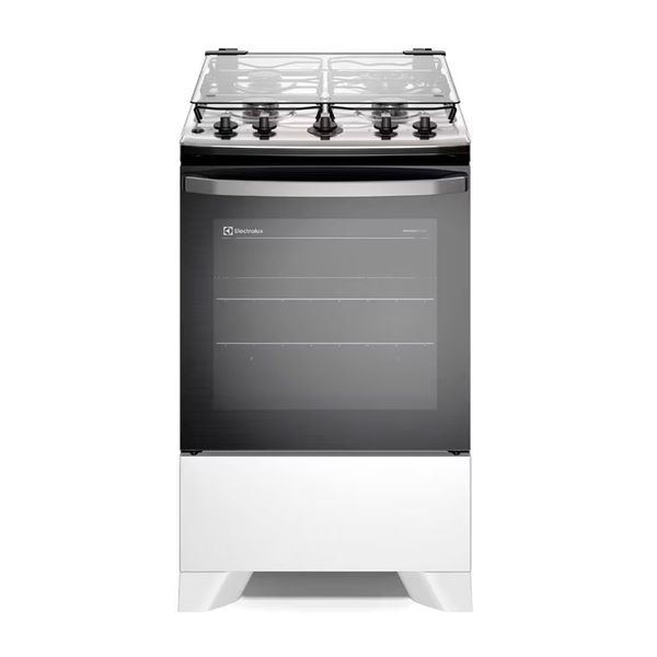 Fogão Electrolux 4 bocas Efficient FE4IB com Mesa Inox, PerfectCook, VaporBake e Acendimento Automático