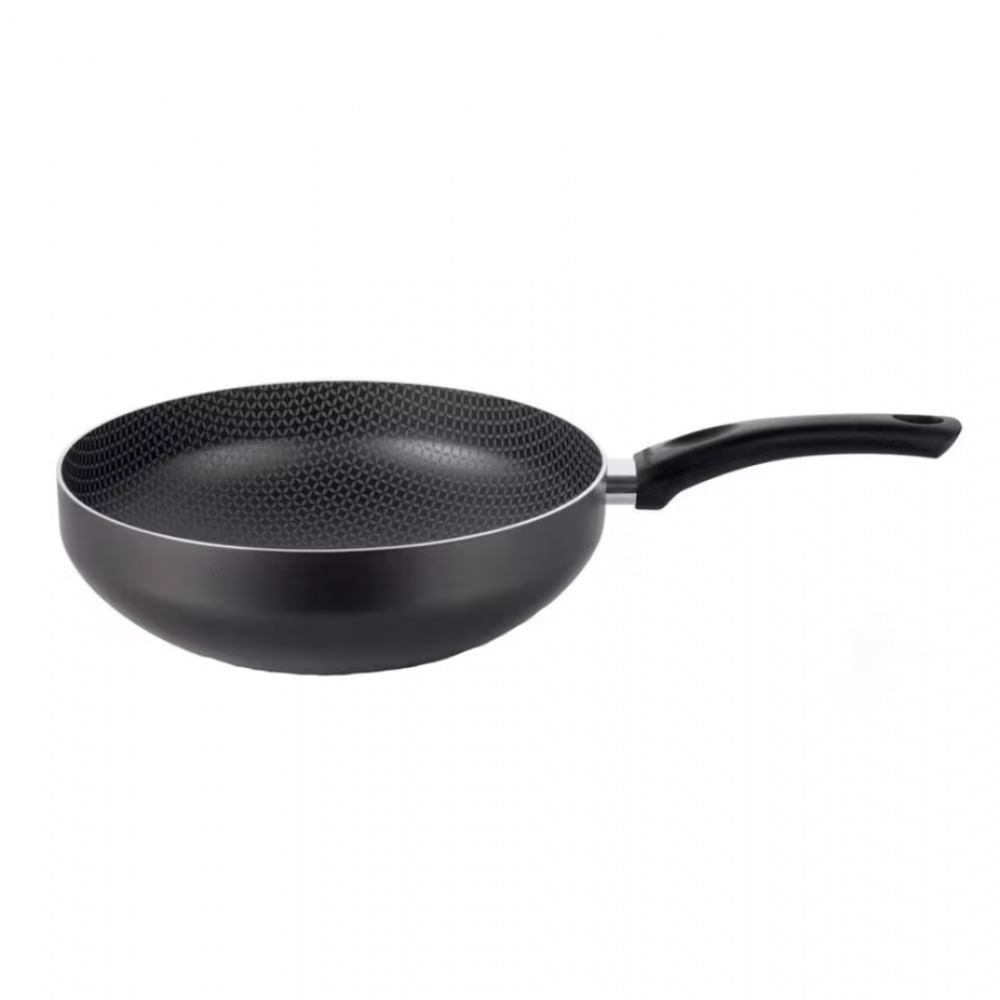 Frigideira Wok Gourmet Multiflon Antiaderente com Cabo 24cm