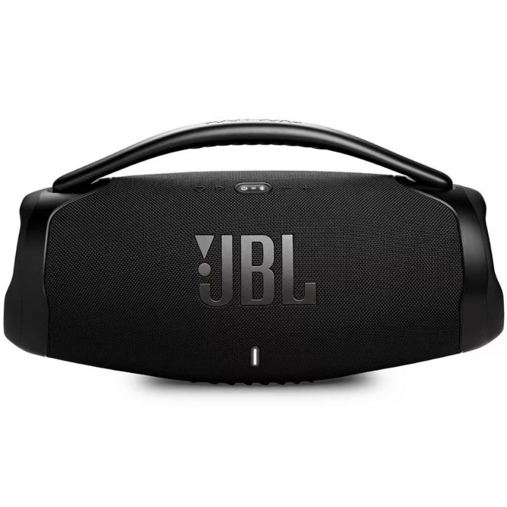 Caixa de Som Portátil JBL Boombox 3 com Wi-Fi e Bluetooth Preto