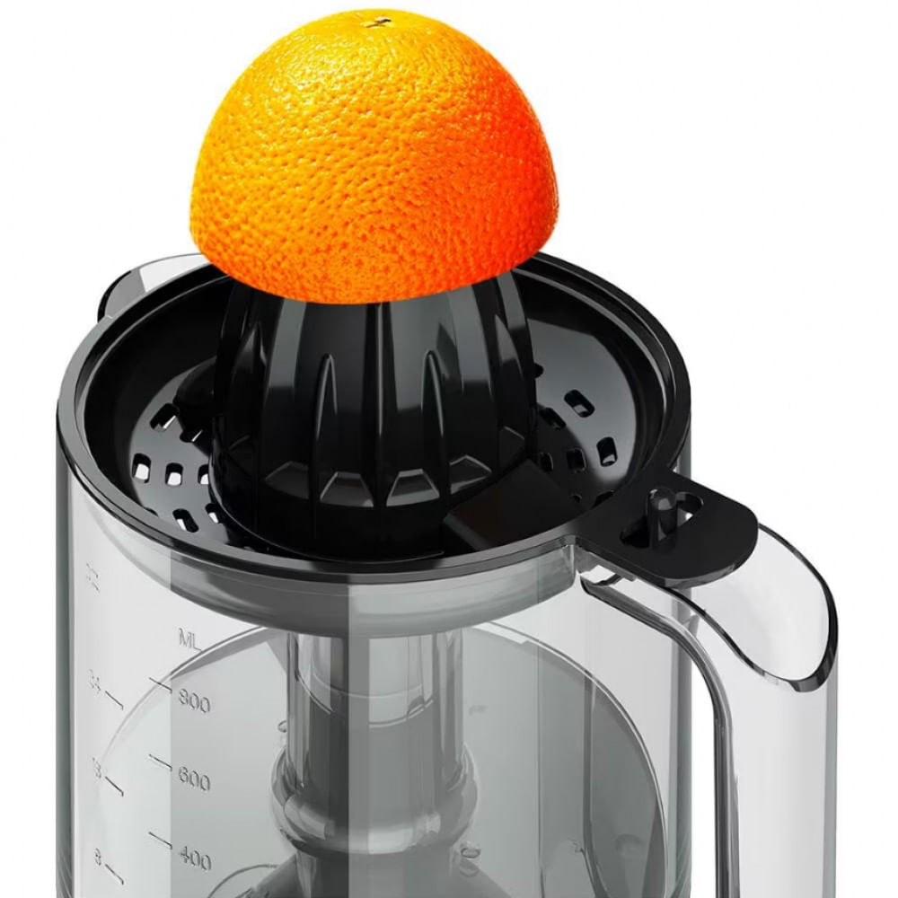 Espremedor de Frutas Efficent ECP10 com 2 Cones 800 ml e 30 W Electrolux Preto / 220V