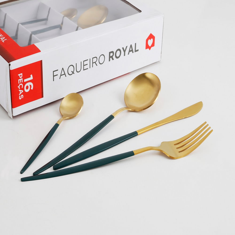 Faqueiro Cazza Royal com 16 Peças