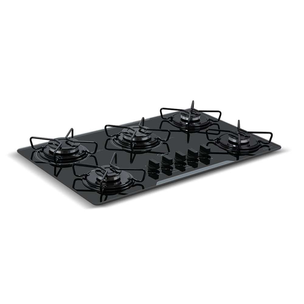 Cooktop Midea 5 Bocas com Mesa de Vidro Preto MD-GV50 – Bivolt Bivolt