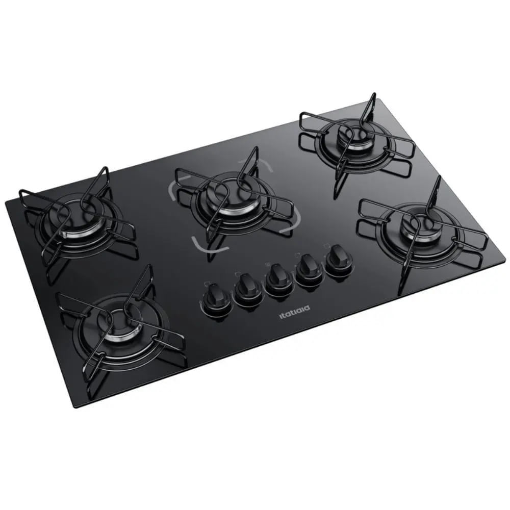 Cooktop Itatiaia 5 Bocas Essencial Preto - Bivolt