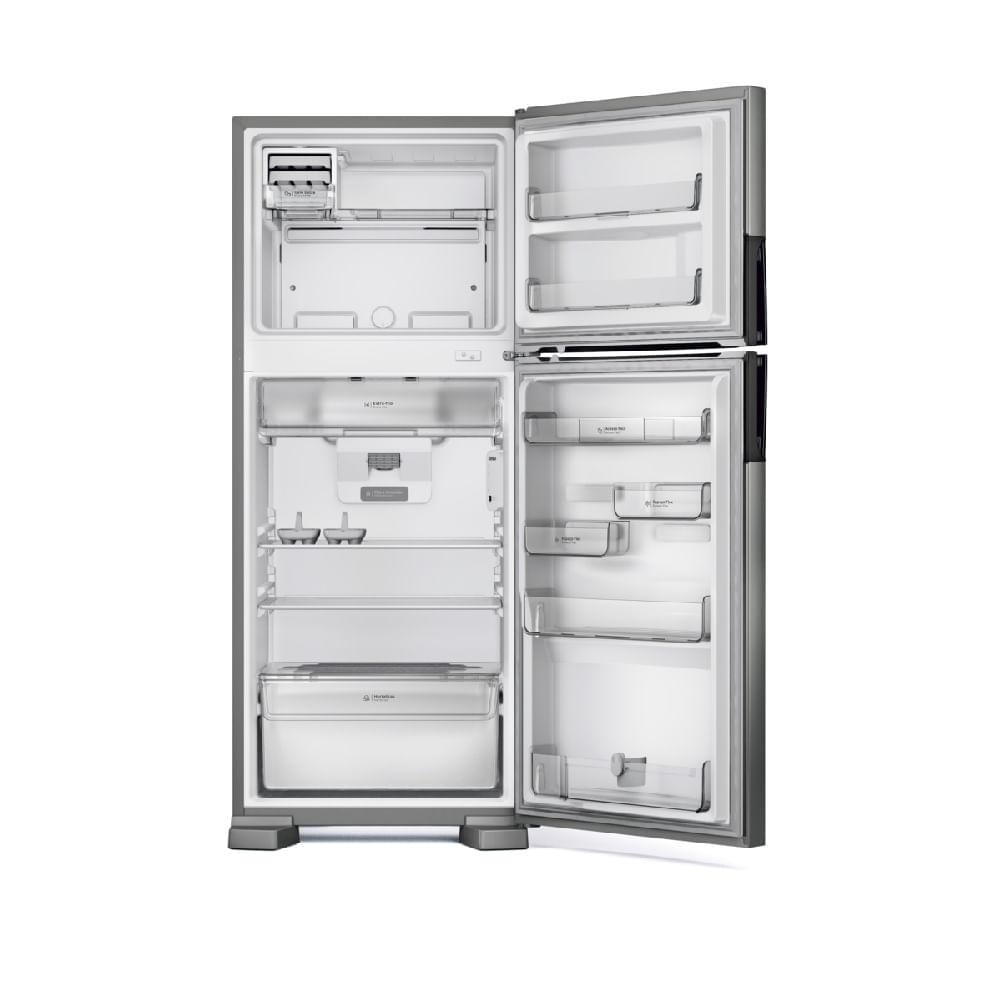 Refrigerador Consul Frost Free Duplex 410 Litros CRM50FK Inox – 220 Volts 220 Volts