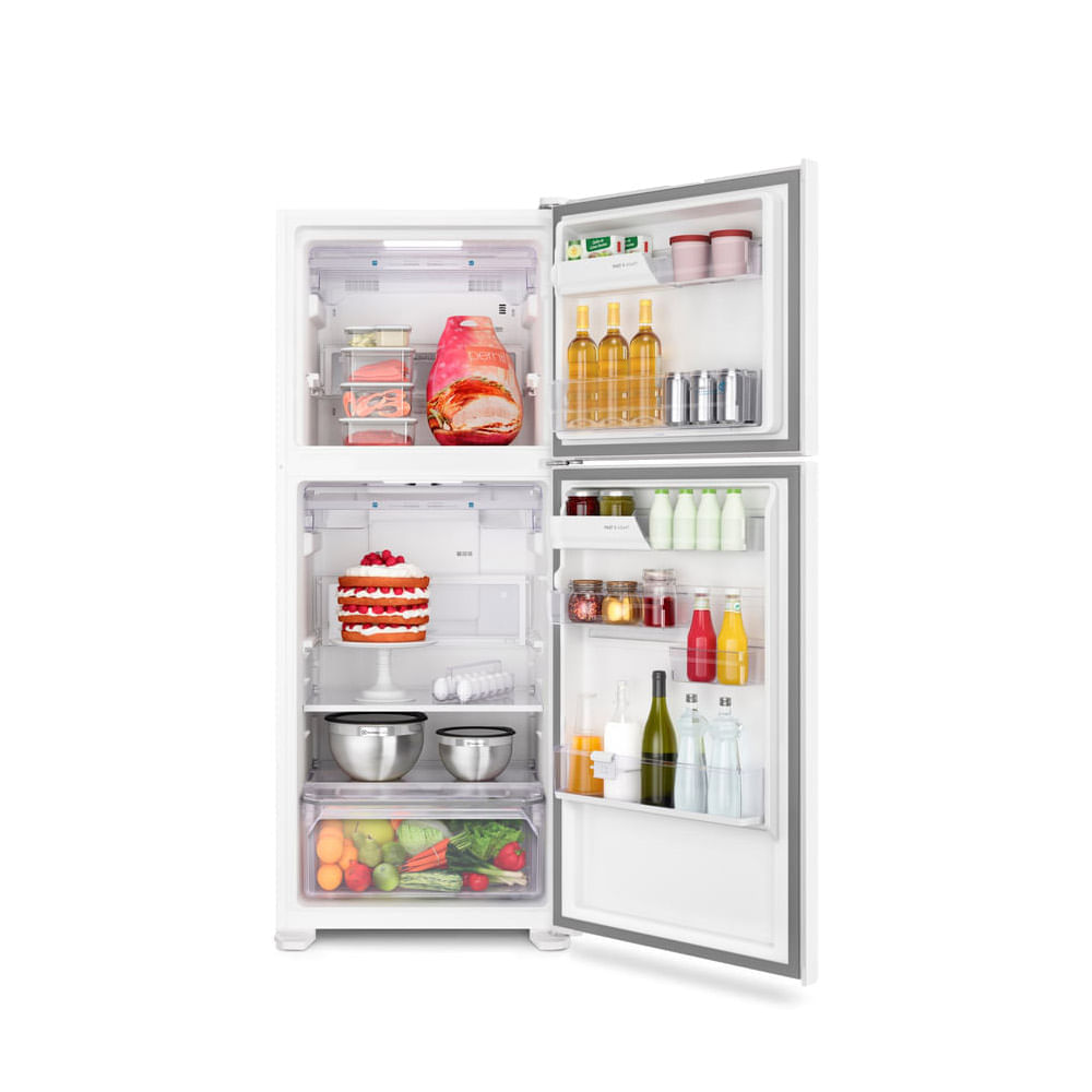 Refrigerador Electrolux Frost Free 431 Litros Inverter Top Freezer Branco IF55 – 220 Volts 220 Volts