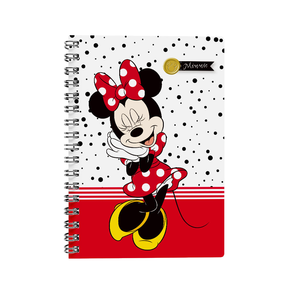 Caderno Universitário Culturama Minnie 1 Matéria 80 Folhas