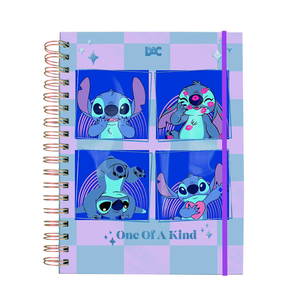 Caderno Colegial 1/4 DAC Smart Stitch 80 Folhas