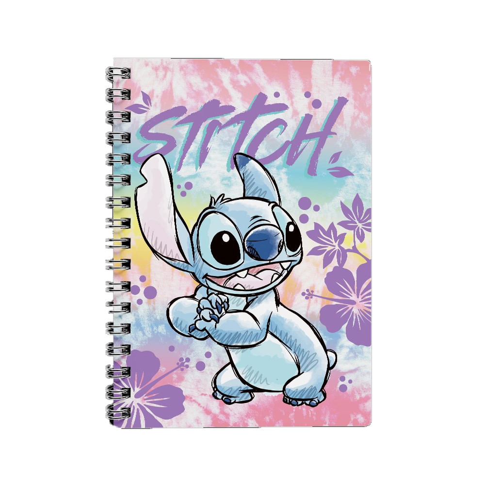 Caderno Universitário Culturama Stitch Capa Dura 10 Matérias 160 Folhas