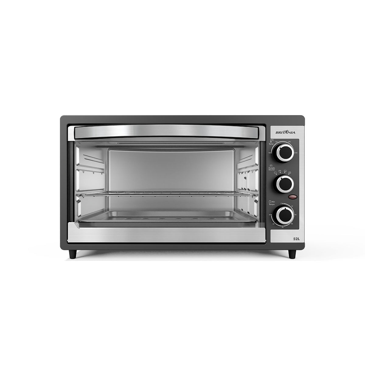 Forno Elétrico Britânia BFE55P Dupla resistência 52L 127V