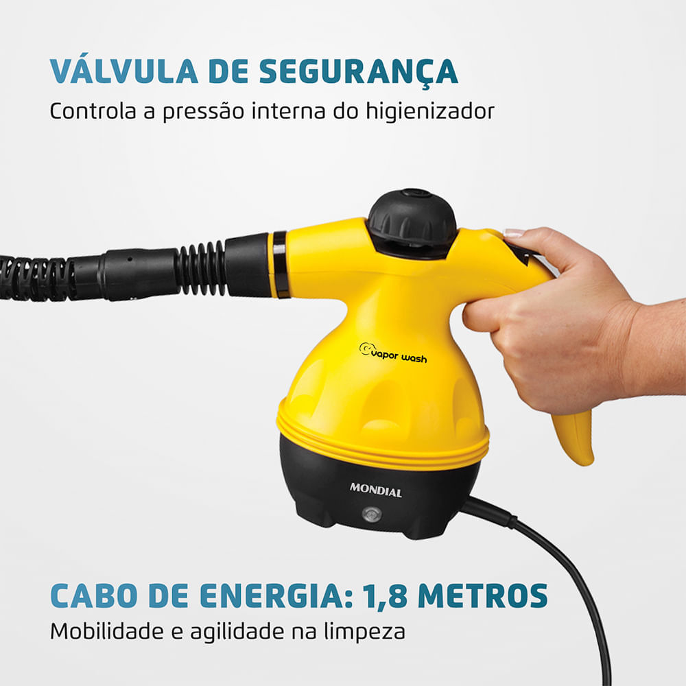 Higienizador Mondial Vapor Wash HG-01 127V