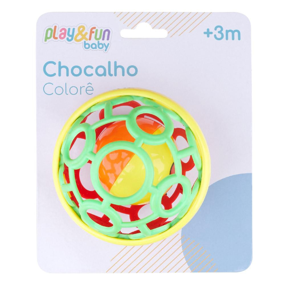 Chocalho Baby Bolinha Colorê Play&Fun