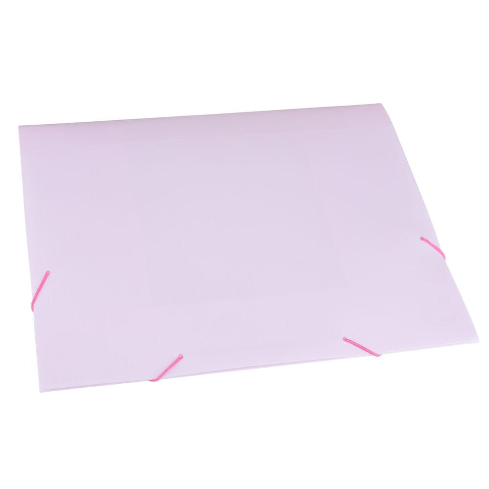 Pasta Escolar Dello com Aba 4cm Rosa