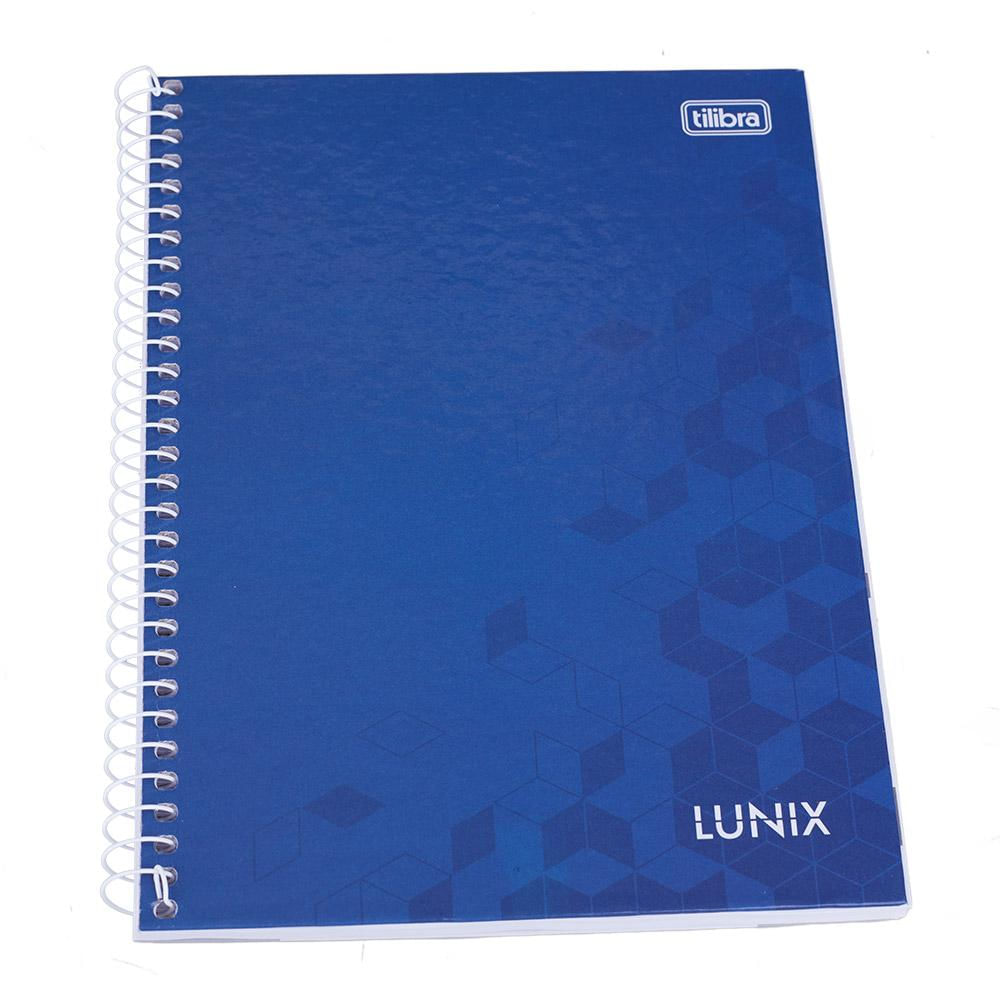 Caderno Tilibra Capa Dura Lunix 1 Matéria 80 Folhas