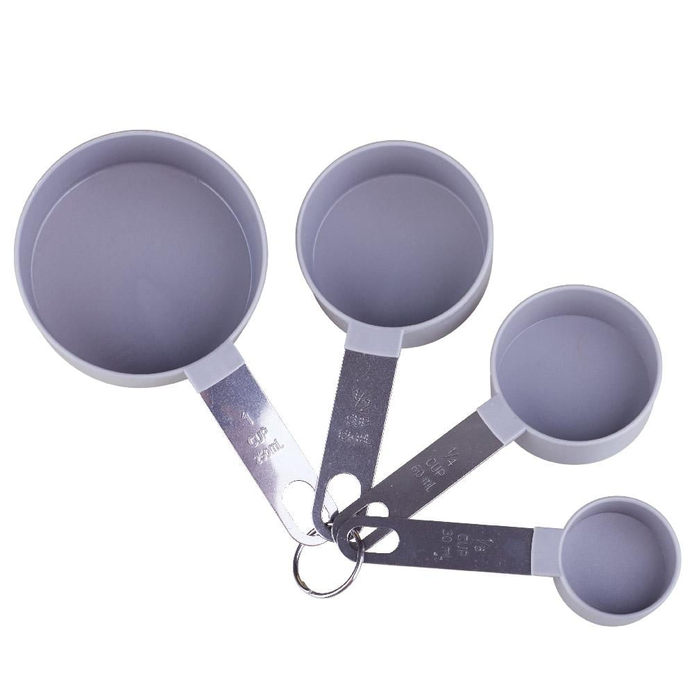 Conjunto 4 Medidores Inox e Plástico Utility Cazza